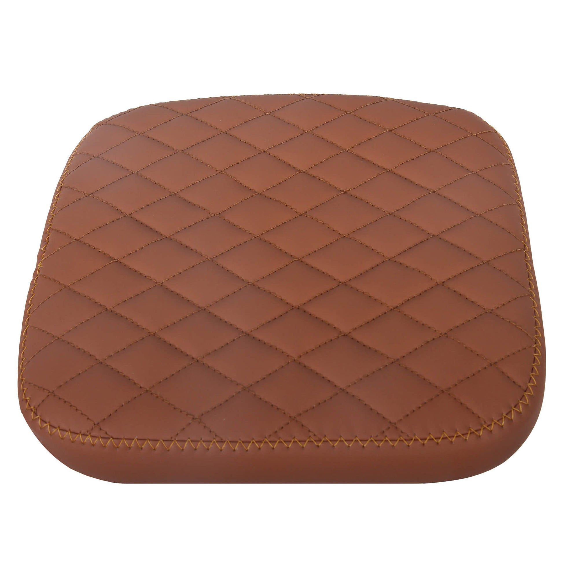 Tamar Industrial Metal Black Tan PU Leather Bar Stools | Tan