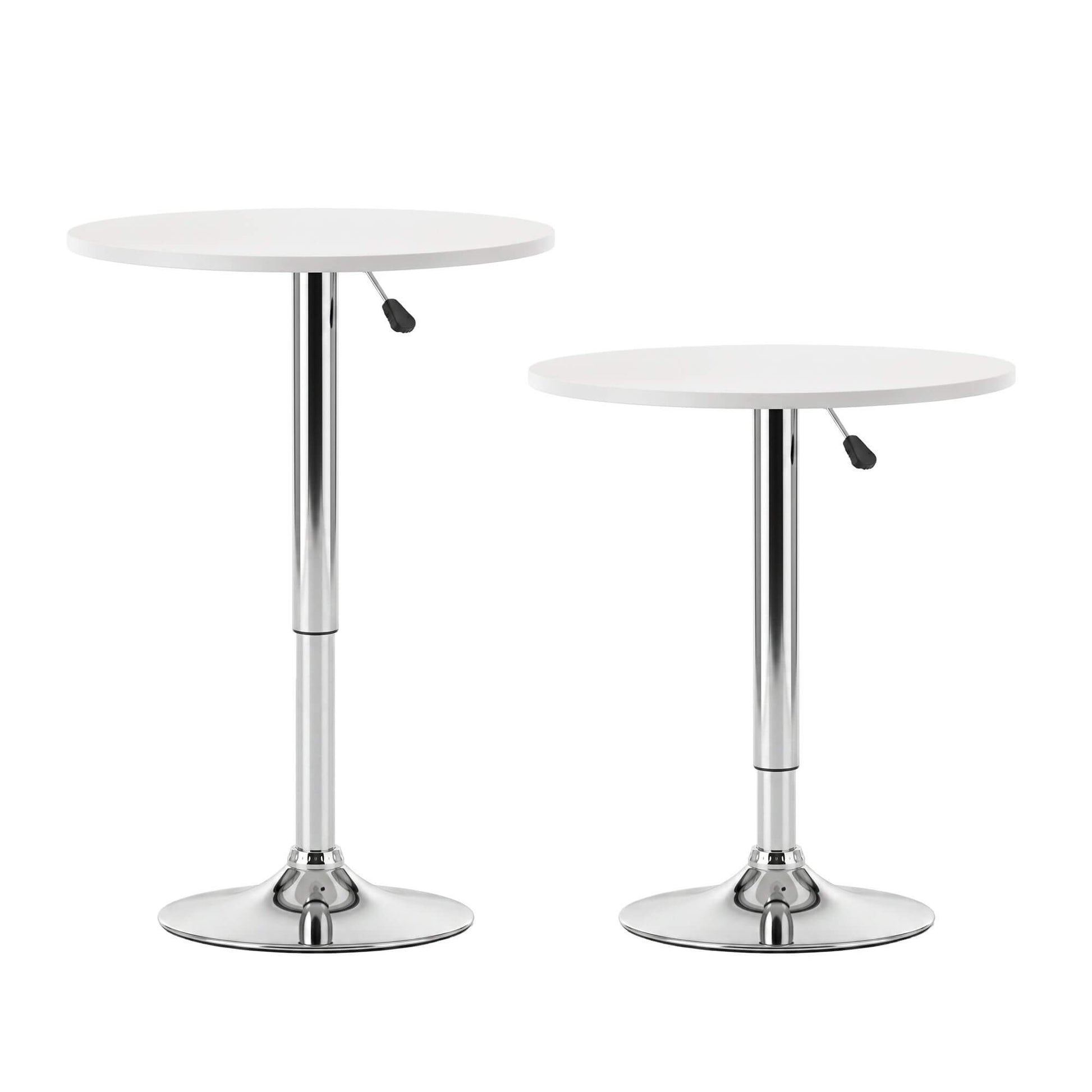 Trentham | Modern Polypropylene Black White Steel Swivel Outdoor Bar Stool Set | White