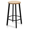 Vantage | Industrial Metal Wooden Bar Stools | Set Of 2