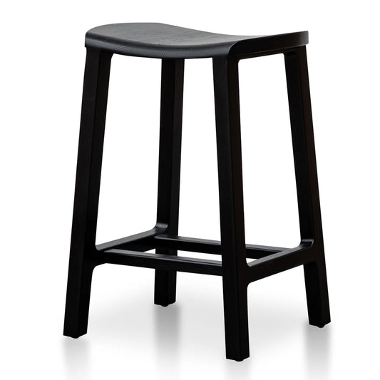 Woodside | Country Coastal Wooden Bar Stools | Black
