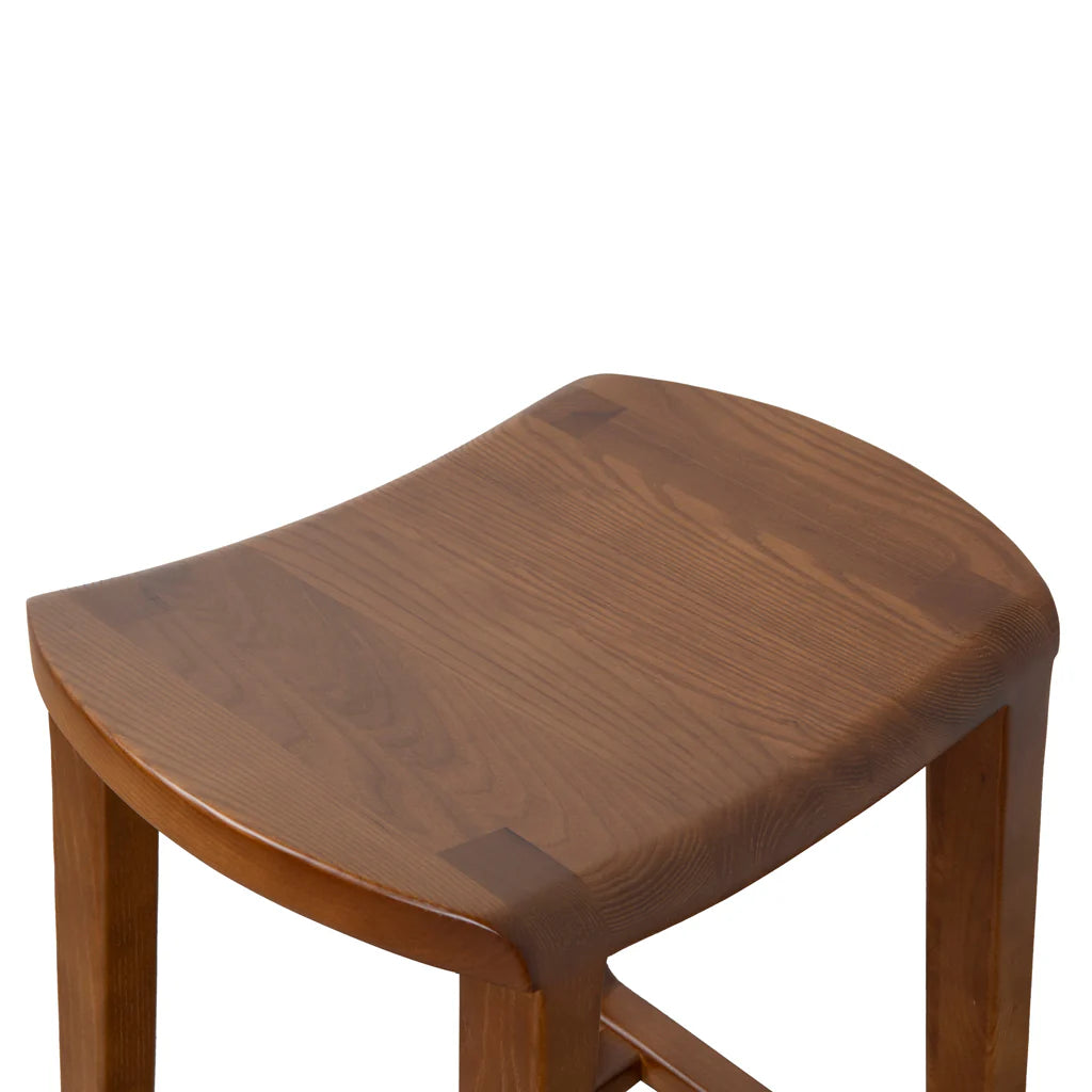 Woodside | Country Coastal Wooden Bar Stools | Walnut