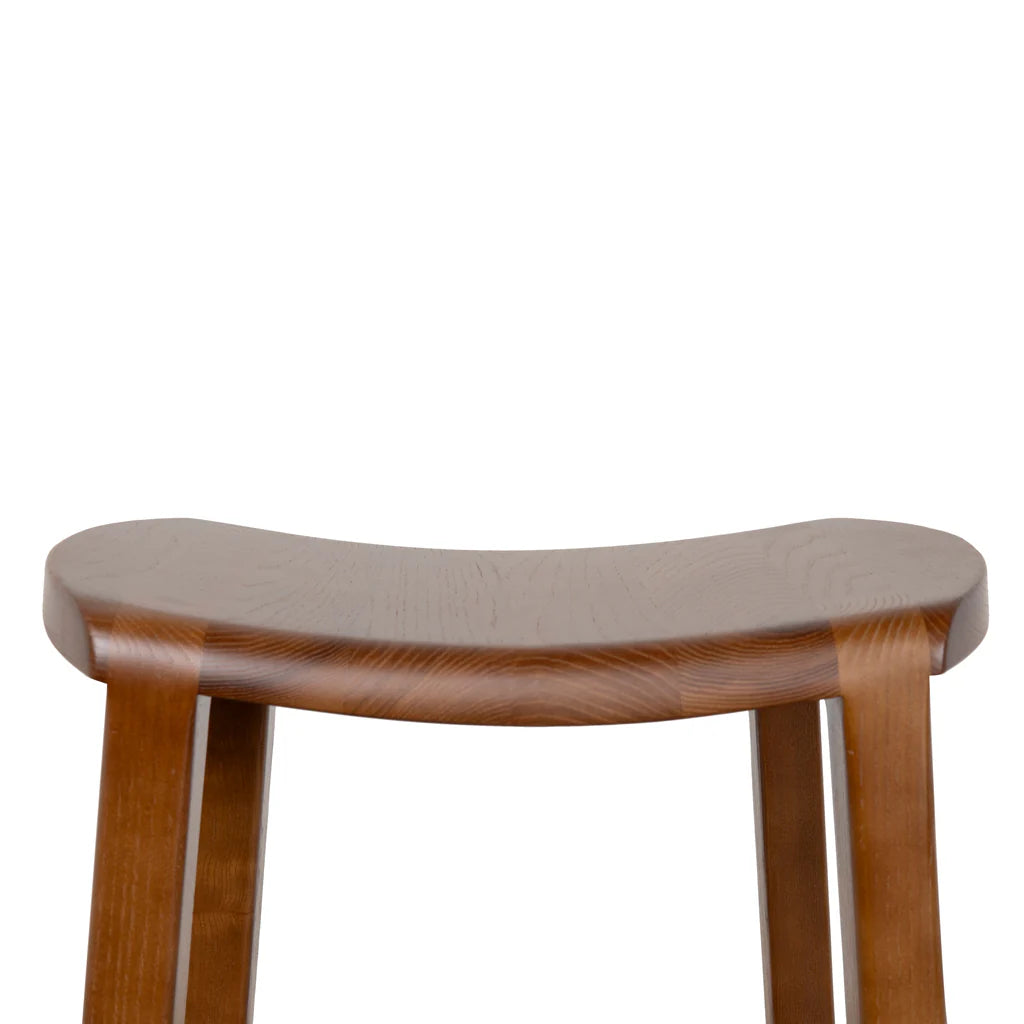 Woodside | Country Coastal Wooden Bar Stools | Walnut