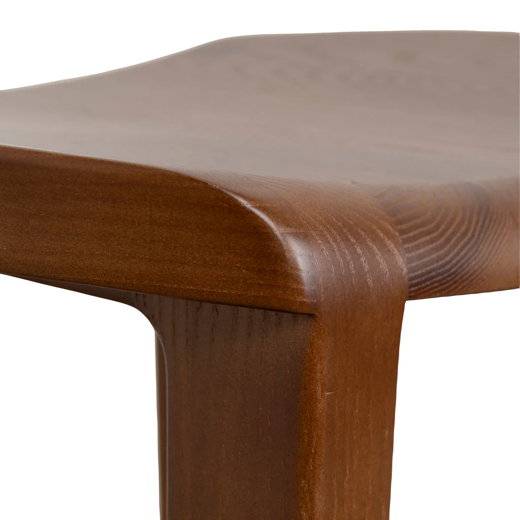 Woodside | Country Coastal Wooden Bar Stools | Walnut