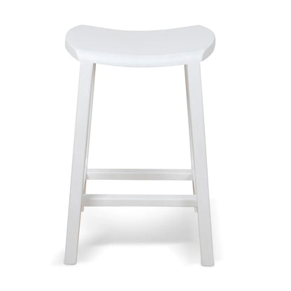 Woodside | Country Coastal Wooden Bar Stools | White