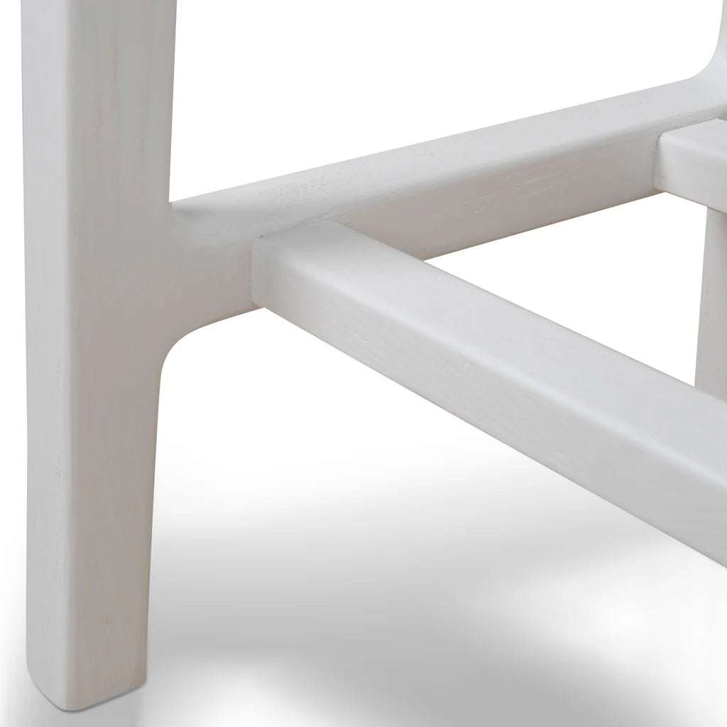 Woodside | Country Coastal Wooden Bar Stools | White
