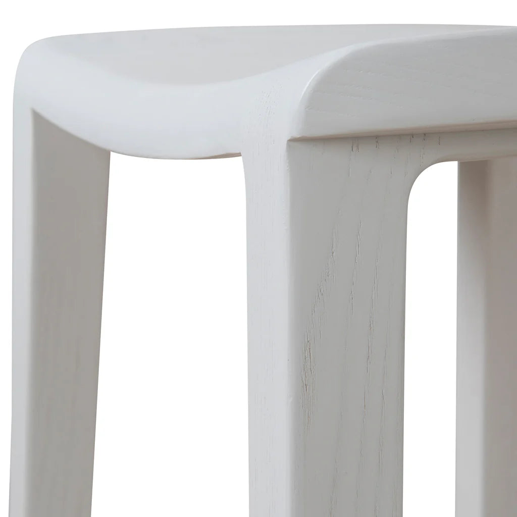 Woodside | Country Coastal Wooden Bar Stools | White