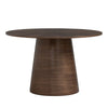 Adan | Modern 1.2m Walnut Wooden Round Dining Table