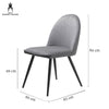 Grey Upholstered Dining Chairs