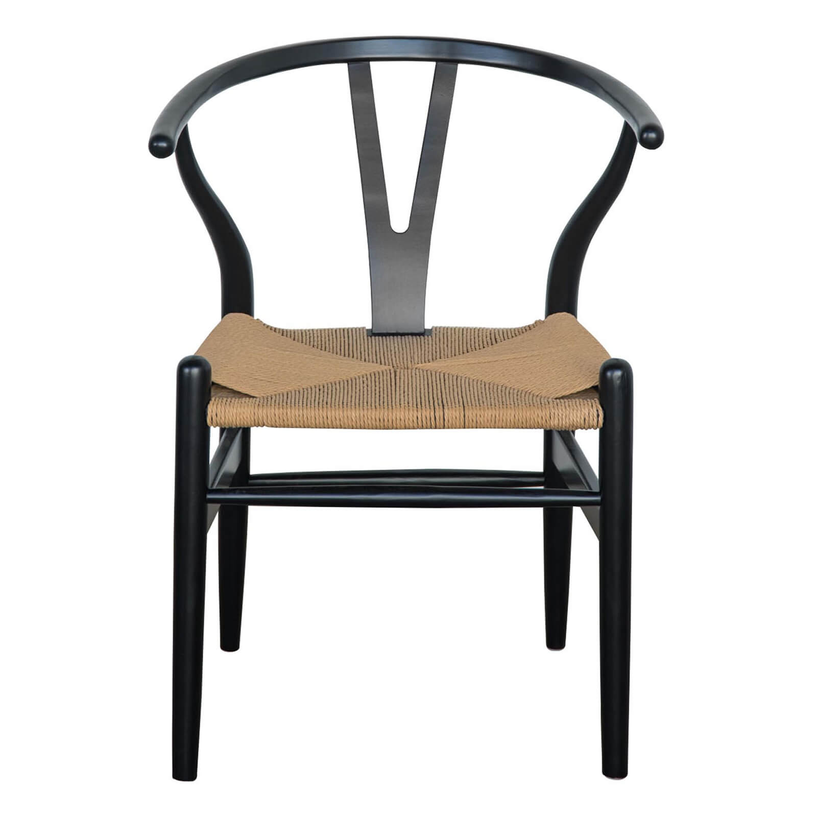 Aldgate | Scandinavian Coastal Wooden Dining Chair | Black
