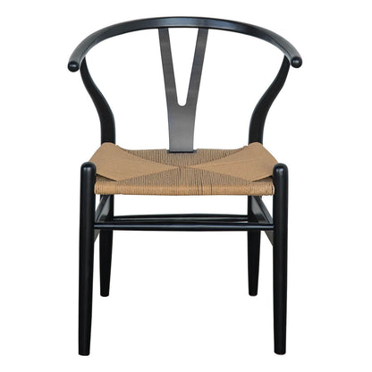 Aldgate | Scandinavian Coastal Wooden Dining Chair | Black