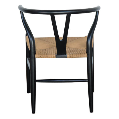 Aldgate | Scandinavian Coastal Wooden Dining Chair | Black