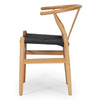 Aldgate | Coastal Oak, Natural, Black, Mid Century, Coastal Wooden Dining Chair