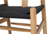 Aldgate | Coastal Oak, Natural, Black, Mid Century, Coastal Wooden Dining Chair