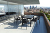 Alton |  Modern, Plastic Indoor / Outdoor Dining Chair With Arms | Set of 4