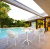 Alton |  Modern, Plastic Indoor / Outdoor Dining Chair With Arms | Set of 4