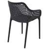 Alton |  Modern, Plastic Indoor / Outdoor Dining Chair With Arms | Set of 4