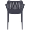 Alton |  Modern, Plastic Indoor / Outdoor Dining Chair With Arms | Set of 4