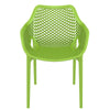 Alton |  Modern, Plastic Indoor / Outdoor Dining Chair With Arms | Set of 4