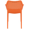 Alton |  Modern, Plastic Indoor / Outdoor Dining Chair With Arms | Set of 4