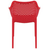 Alton |  Modern, Plastic Indoor / Outdoor Dining Chair With Arms | Set of 4