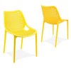 Alton | Modern, Plastic, Outdoor Dining Chairs | Set Of 4