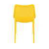 Alton | Modern, Plastic, Indoor / Outdoor Dining Chairs | Set of 4 | Yellow
