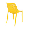 Alton | Modern, Plastic, Indoor / Outdoor Dining Chairs | Set of 4 | Yellow