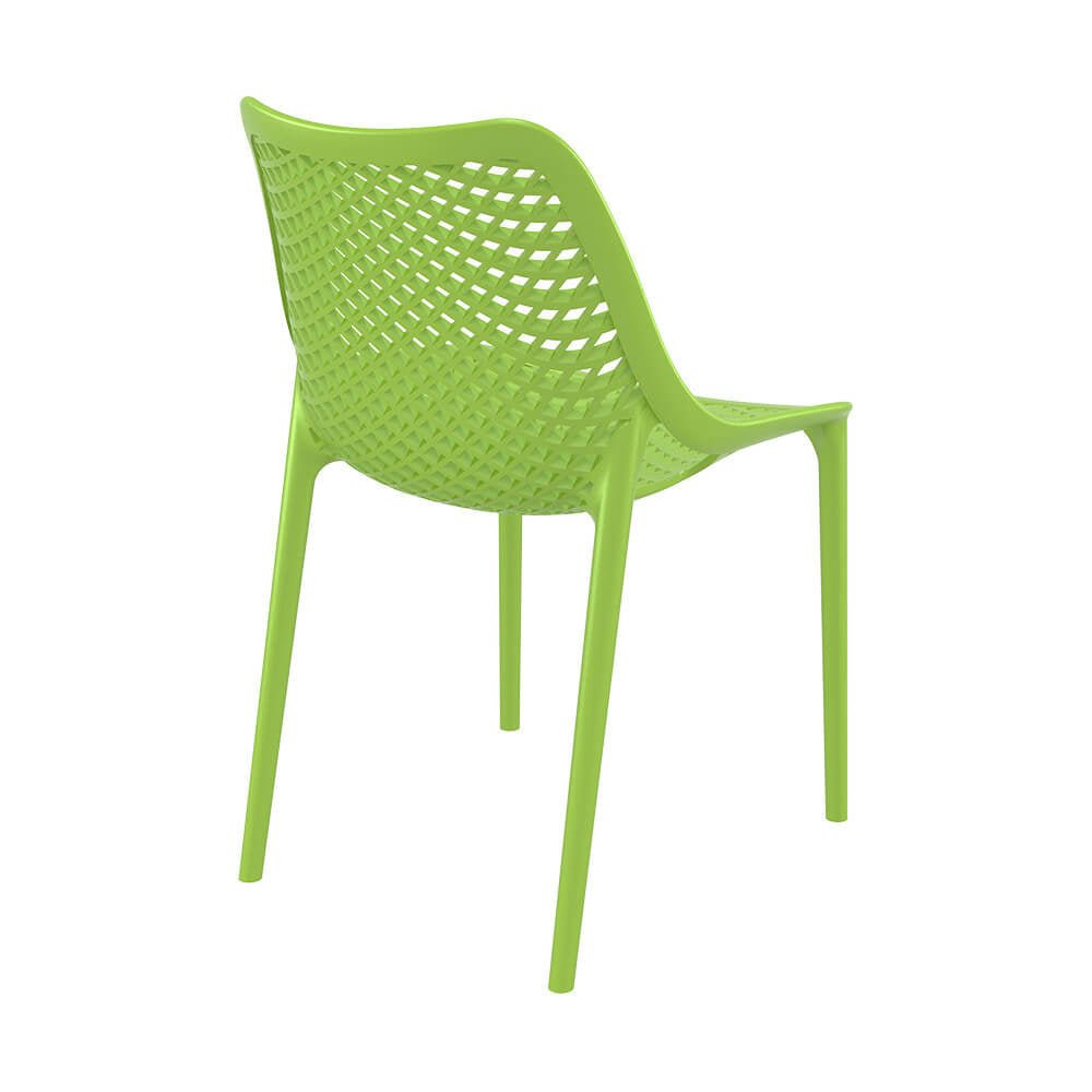 Alton | Modern, Plastic, Indoor / Outdoor Dining Chairs | Set of 4 | Green