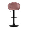 Ambrose | Modern Metal Velvet Swivel Bar Stools | Set Of 2