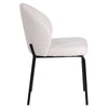 Andre | Boucle Modern Metal Fabric Dining Chairs | Set Of 2