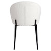 Andre | Boucle Modern Metal Fabric Dining Chairs | Set Of 2