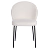 Andre | Boucle Modern Metal Fabric Dining Chairs | Set Of 2