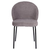 Andre | Boucle Modern Metal Fabric Dining Chairs | Set Of 2