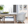 Angourie | White, Plastic, Coastal Natural Wooden Dining Chairs | Set Of 2