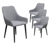 Annadale | Grey Upholstered Dining Chairs | Set Of 4