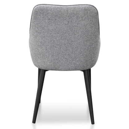 Annadale | Light Grey Upholstered Dining Chairs | Set of 2 | Light Grey