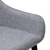 Annadale | Light Grey Upholstered Dining Chairs | Set of 2