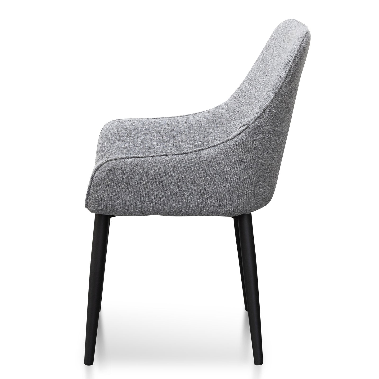 Annadale | Light Grey Upholstered Dining Chairs | Set of 2 | Light Grey