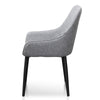 Annadale | Light Grey Upholstered Dining Chairs | Set of 2
