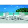 Arcadia | Modern, Stackable, Plastic Indoor / Outdoor Dining Chair | Set Of 2