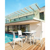 Arcadia | Modern, Stackable, Plastic Indoor / Outdoor Dining Chair | Set Of 2