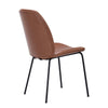 Ascot-  Hazelnut ,Jungle Green  Contemporary Leather Dining Chairs