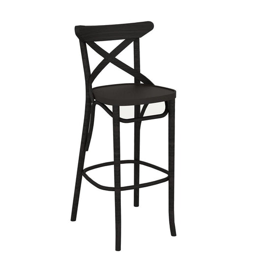 Ashgrove | Country Style Wooden Bar Stools | Black