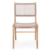 Augusta | White, Washed Grey Coastal Mid Century Indoor Outdoor Wooden Dining Chair