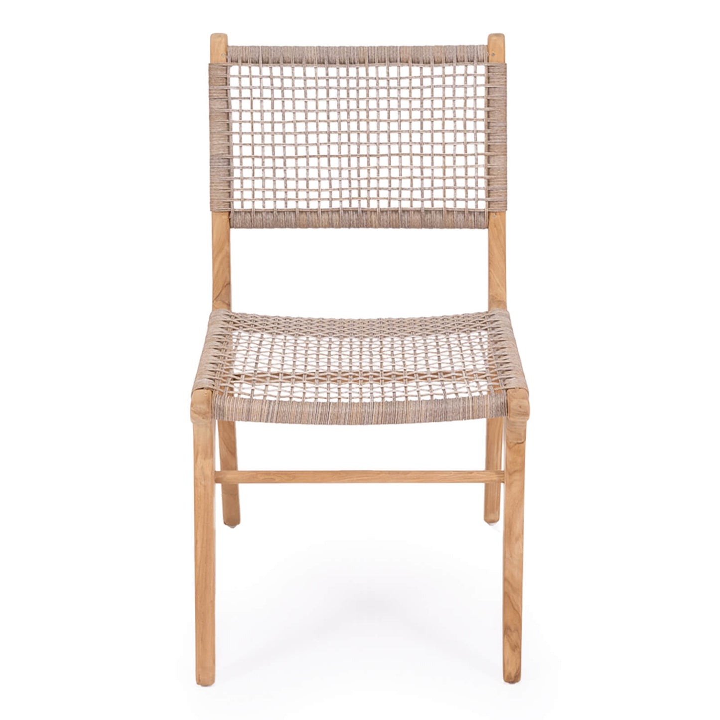 Augusta | Coastal, Mid Century Outdoor Wooden Dining Chair | Washed Grey