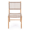 Augusta | White, Washed Grey Coastal Mid Century Indoor Outdoor Wooden Dining Chair