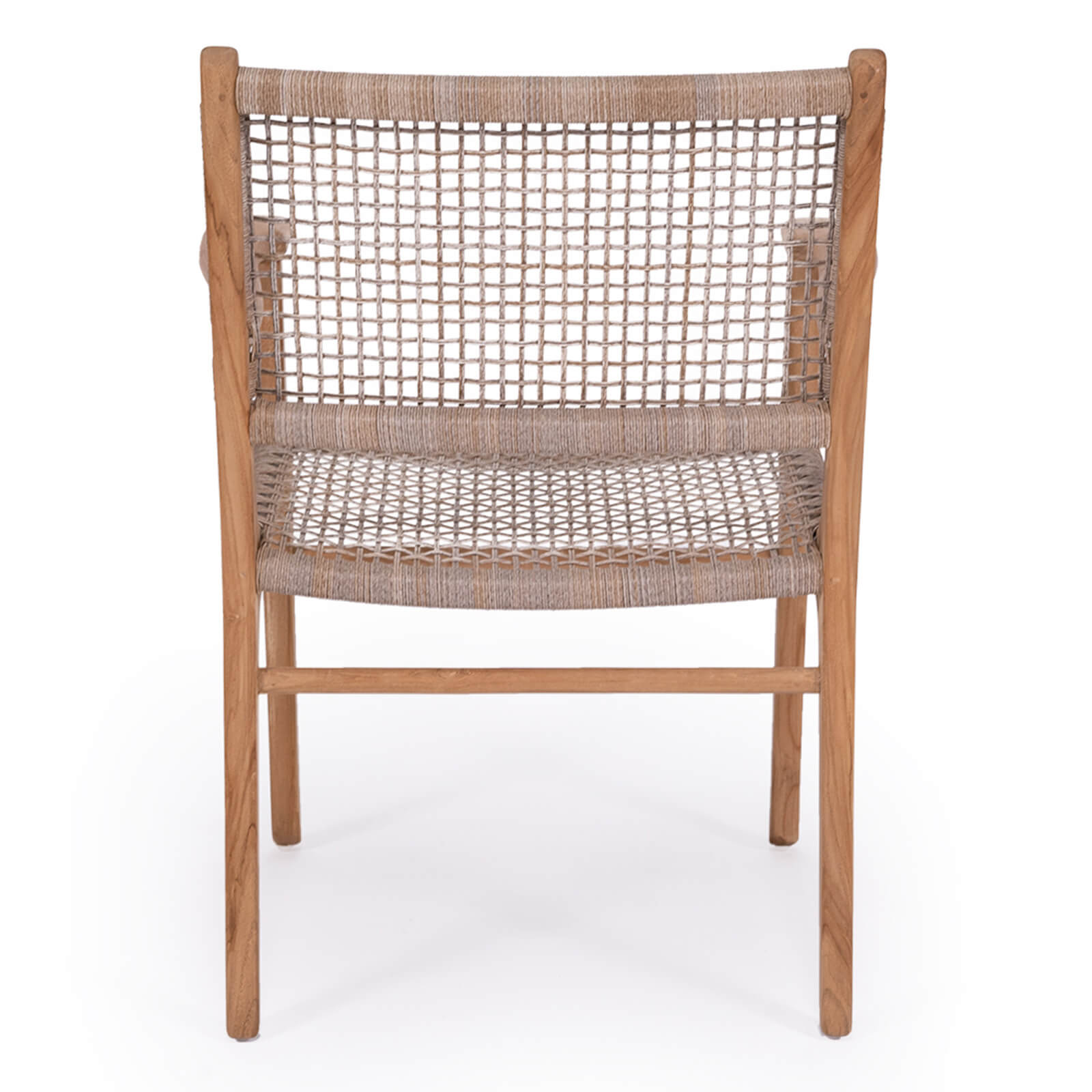 Augusta | Coastal Outdoor Wooden Dining Chair With Arms | Washed Grey