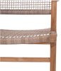 Augusta | White, Washed Grey Coastal Indoor Outdoor Wooden Dining Chair with Arms
