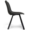 Ava | Metal Modern PU Leather Dining Chairs | Set Of 2