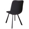 Ava | Metal Modern PU Leather Dining Chairs | Set Of 2